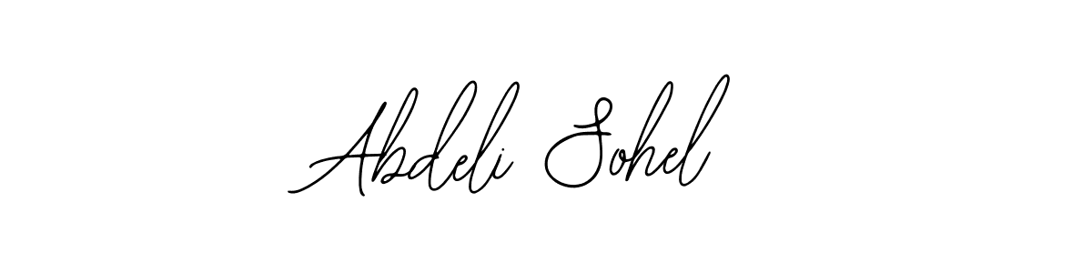 Also You can easily find your signature by using the search form. We will create Abdeli Sohel name handwritten signature images for you free of cost using Bearetta-2O07w sign style. Abdeli Sohel signature style 12 images and pictures png