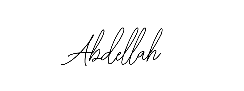 Bearetta-2O07w is a professional signature style that is perfect for those who want to add a touch of class to their signature. It is also a great choice for those who want to make their signature more unique. Get Abdellah name to fancy signature for free. Abdellah signature style 12 images and pictures png