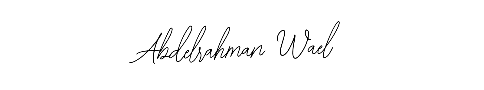 Create a beautiful signature design for name Abdelrahman Wael. With this signature (Bearetta-2O07w) fonts, you can make a handwritten signature for free. Abdelrahman Wael signature style 12 images and pictures png