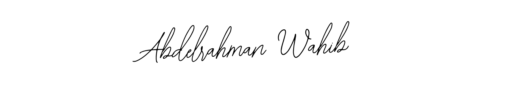 How to Draw Abdelrahman Wahib signature style? Bearetta-2O07w is a latest design signature styles for name Abdelrahman Wahib. Abdelrahman Wahib signature style 12 images and pictures png