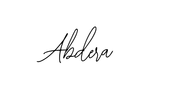 Use a signature maker to create a handwritten signature online. With this signature software, you can design (Bearetta-2O07w) your own signature for name Abdera. Abdera signature style 12 images and pictures png