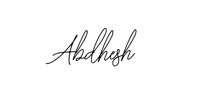 Design your own signature with our free online signature maker. With this signature software, you can create a handwritten (Bearetta-2O07w) signature for name Abdhesh. Abdhesh signature style 12 images and pictures png