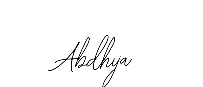 if you are searching for the best signature style for your name Abdhija. so please give up your signature search. here we have designed multiple signature styles  using Bearetta-2O07w. Abdhija signature style 12 images and pictures png