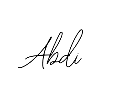 Use a signature maker to create a handwritten signature online. With this signature software, you can design (Bearetta-2O07w) your own signature for name Abdi. Abdi signature style 12 images and pictures png