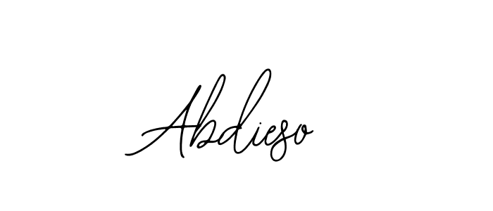 You should practise on your own different ways (Bearetta-2O07w) to write your name (Abdieso) in signature. don't let someone else do it for you. Abdieso signature style 12 images and pictures png