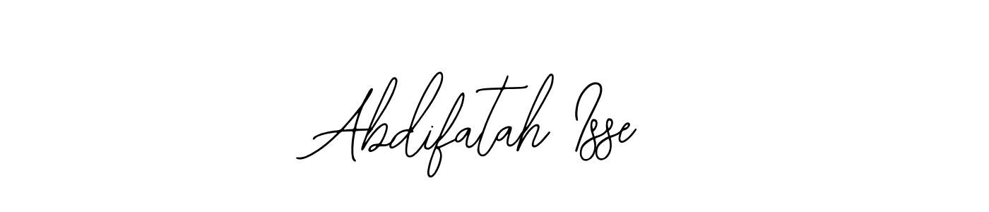 Design your own signature with our free online signature maker. With this signature software, you can create a handwritten (Bearetta-2O07w) signature for name Abdifatah Isse. Abdifatah Isse signature style 12 images and pictures png