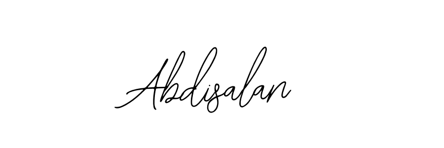 Also You can easily find your signature by using the search form. We will create Abdisalan name handwritten signature images for you free of cost using Bearetta-2O07w sign style. Abdisalan signature style 12 images and pictures png