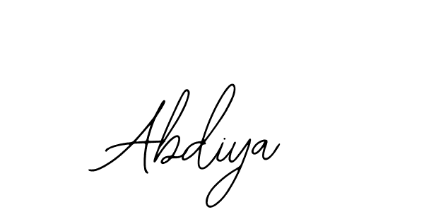 How to make Abdiya signature? Bearetta-2O07w is a professional autograph style. Create handwritten signature for Abdiya name. Abdiya signature style 12 images and pictures png