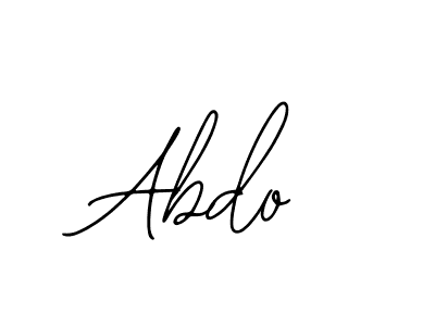 How to make Abdo name signature. Use Bearetta-2O07w style for creating short signs online. This is the latest handwritten sign. Abdo signature style 12 images and pictures png