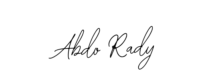 How to make Abdo Rady name signature. Use Bearetta-2O07w style for creating short signs online. This is the latest handwritten sign. Abdo Rady signature style 12 images and pictures png