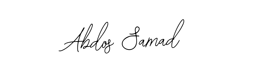 You should practise on your own different ways (Bearetta-2O07w) to write your name (Abdos Samad) in signature. don't let someone else do it for you. Abdos Samad signature style 12 images and pictures png