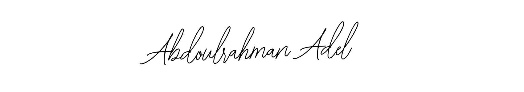 You should practise on your own different ways (Bearetta-2O07w) to write your name (Abdoulrahman Adel) in signature. don't let someone else do it for you. Abdoulrahman Adel signature style 12 images and pictures png