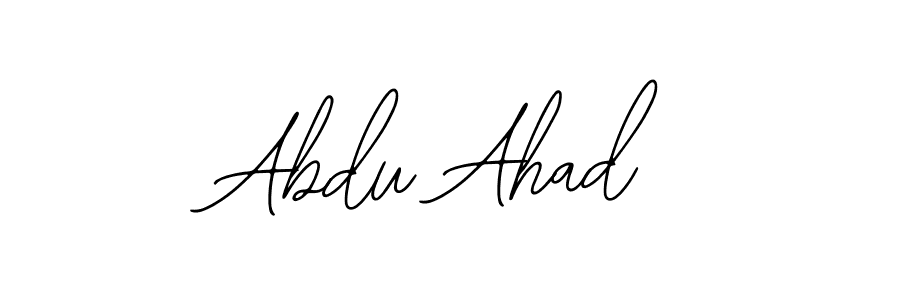 How to Draw Abdu Ahad signature style? Bearetta-2O07w is a latest design signature styles for name Abdu Ahad. Abdu Ahad signature style 12 images and pictures png