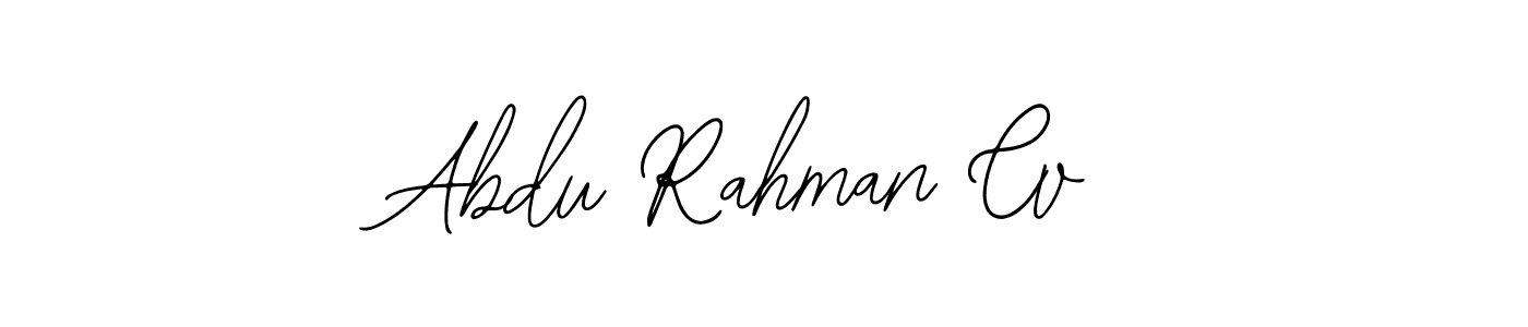 Design your own signature with our free online signature maker. With this signature software, you can create a handwritten (Bearetta-2O07w) signature for name Abdu Rahman Cv. Abdu Rahman Cv signature style 12 images and pictures png