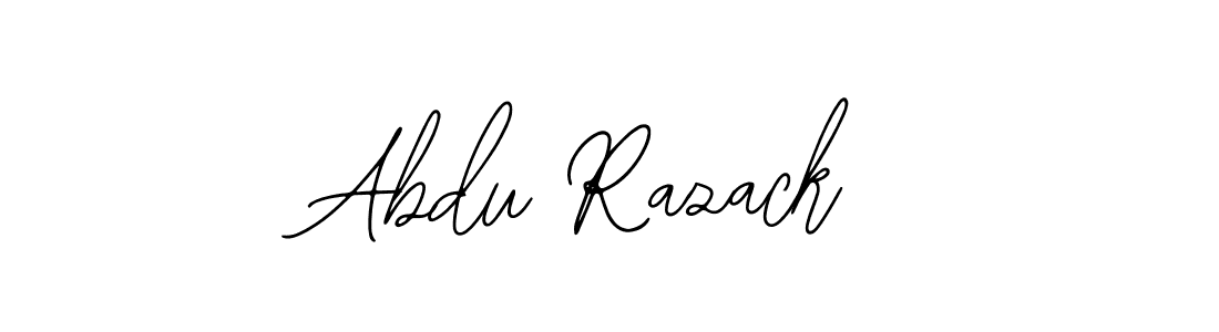 You should practise on your own different ways (Bearetta-2O07w) to write your name (Abdu Razack) in signature. don't let someone else do it for you. Abdu Razack signature style 12 images and pictures png