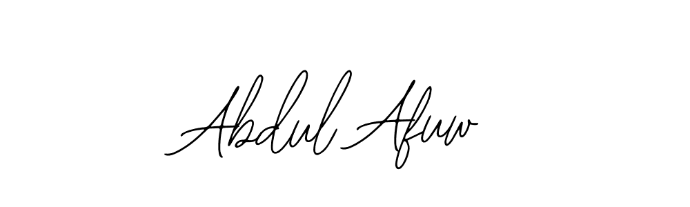 Use a signature maker to create a handwritten signature online. With this signature software, you can design (Bearetta-2O07w) your own signature for name Abdul Afuw. Abdul Afuw signature style 12 images and pictures png