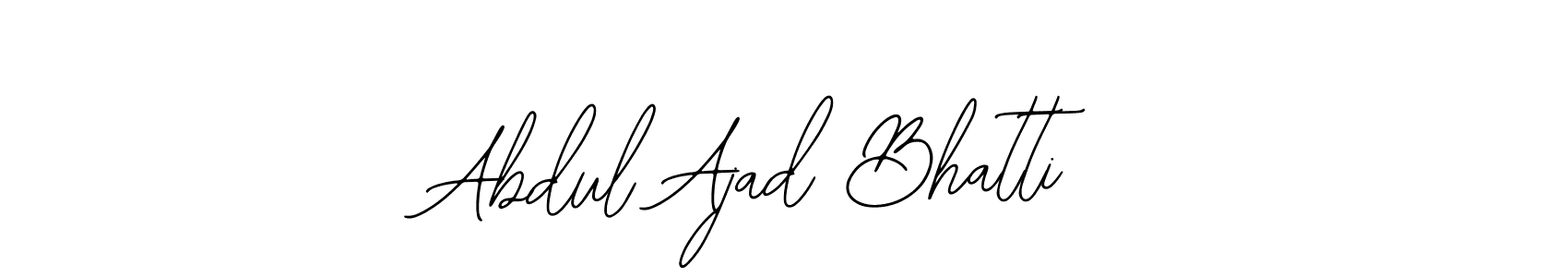 Also we have Abdul Ajad Bhatti name is the best signature style. Create professional handwritten signature collection using Bearetta-2O07w autograph style. Abdul Ajad Bhatti signature style 12 images and pictures png