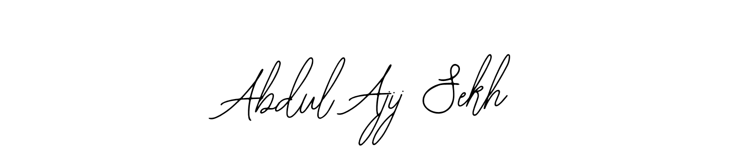 Also You can easily find your signature by using the search form. We will create Abdul Ajij Sekh name handwritten signature images for you free of cost using Bearetta-2O07w sign style. Abdul Ajij Sekh signature style 12 images and pictures png
