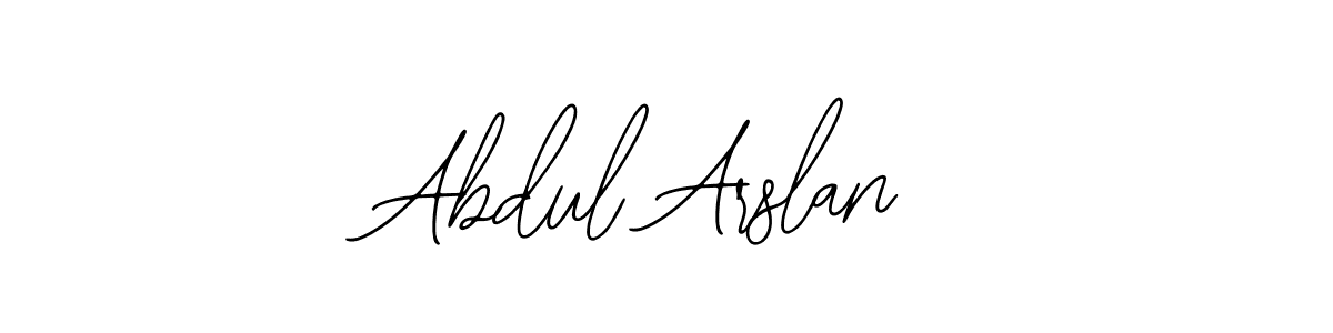 Design your own signature with our free online signature maker. With this signature software, you can create a handwritten (Bearetta-2O07w) signature for name Abdul Arslan. Abdul Arslan signature style 12 images and pictures png