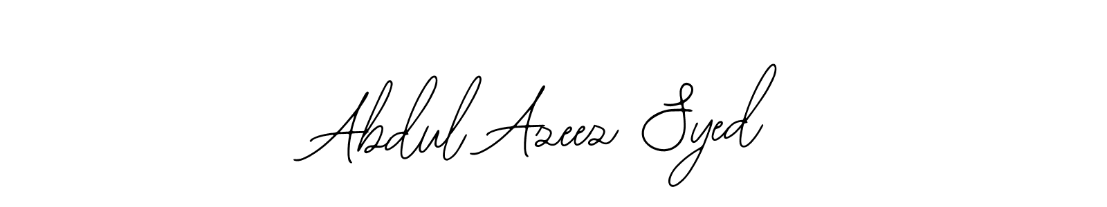 You can use this online signature creator to create a handwritten signature for the name Abdul Azeez Syed. This is the best online autograph maker. Abdul Azeez Syed signature style 12 images and pictures png