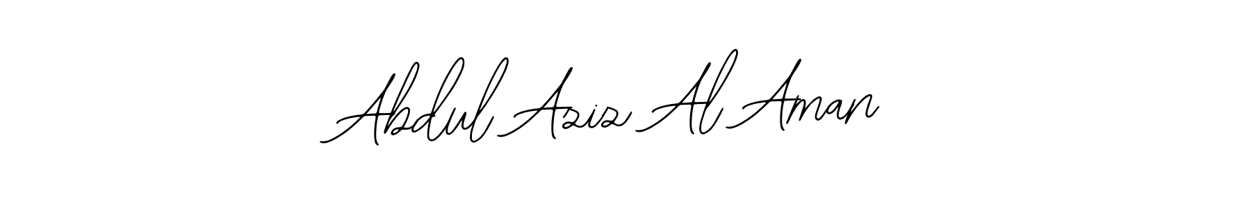 How to make Abdul Aziz Al Aman signature? Bearetta-2O07w is a professional autograph style. Create handwritten signature for Abdul Aziz Al Aman name. Abdul Aziz Al Aman signature style 12 images and pictures png