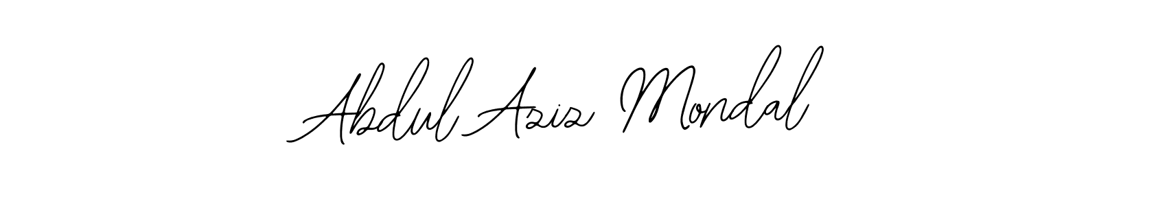 Make a beautiful signature design for name Abdul Aziz Mondal. With this signature (Bearetta-2O07w) style, you can create a handwritten signature for free. Abdul Aziz Mondal signature style 12 images and pictures png