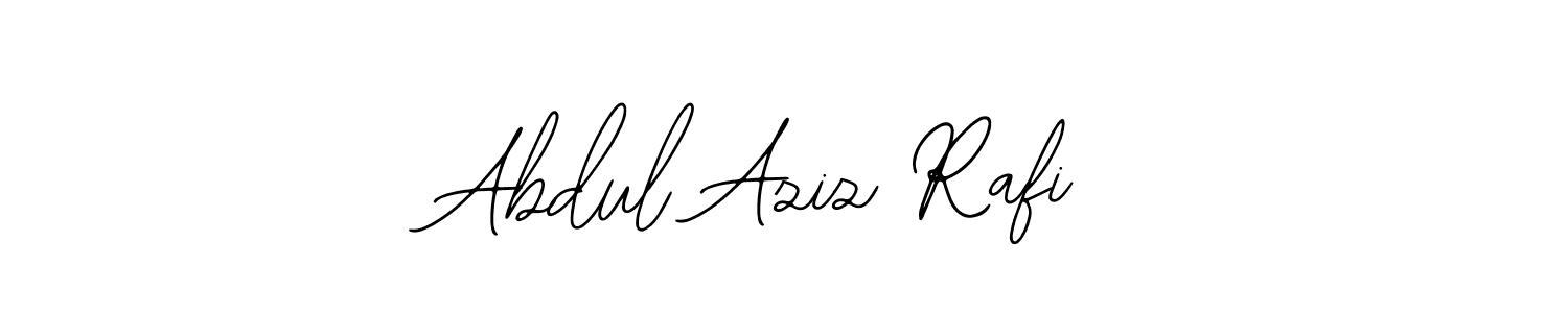 Bearetta-2O07w is a professional signature style that is perfect for those who want to add a touch of class to their signature. It is also a great choice for those who want to make their signature more unique. Get Abdul Aziz Rafi name to fancy signature for free. Abdul Aziz Rafi signature style 12 images and pictures png