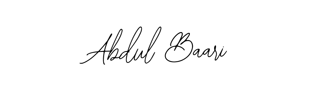 How to make Abdul Baari signature? Bearetta-2O07w is a professional autograph style. Create handwritten signature for Abdul Baari name. Abdul Baari signature style 12 images and pictures png