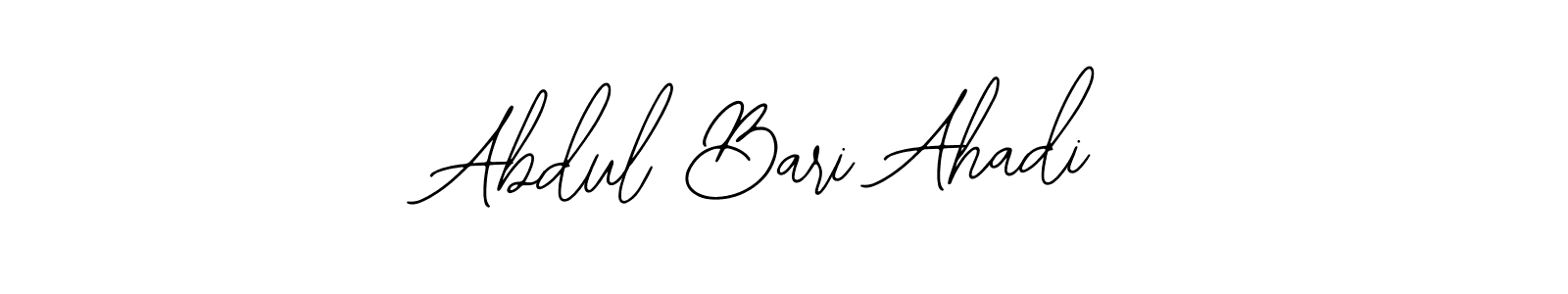 You can use this online signature creator to create a handwritten signature for the name Abdul Bari Ahadi. This is the best online autograph maker. Abdul Bari Ahadi signature style 12 images and pictures png