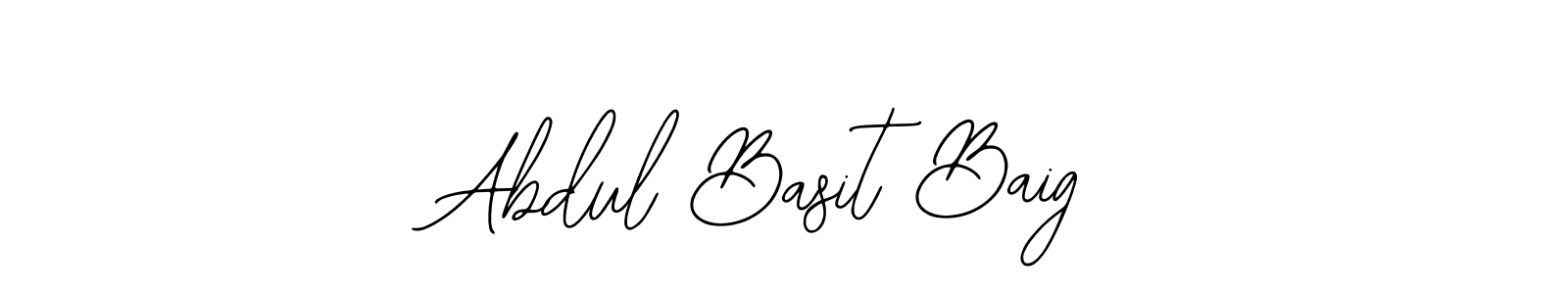 How to make Abdul Basit Baig name signature. Use Bearetta-2O07w style for creating short signs online. This is the latest handwritten sign. Abdul Basit Baig signature style 12 images and pictures png