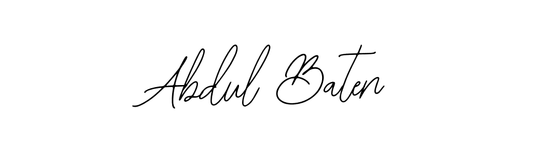 You should practise on your own different ways (Bearetta-2O07w) to write your name (Abdul Baten) in signature. don't let someone else do it for you. Abdul Baten signature style 12 images and pictures png