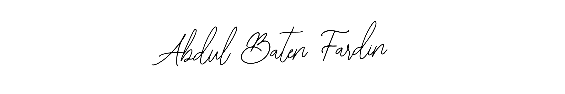 Make a short Abdul Baten Fardin signature style. Manage your documents anywhere anytime using Bearetta-2O07w. Create and add eSignatures, submit forms, share and send files easily. Abdul Baten Fardin signature style 12 images and pictures png