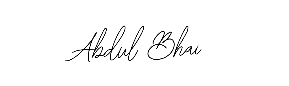 The best way (Bearetta-2O07w) to make a short signature is to pick only two or three words in your name. The name Abdul Bhai include a total of six letters. For converting this name. Abdul Bhai signature style 12 images and pictures png