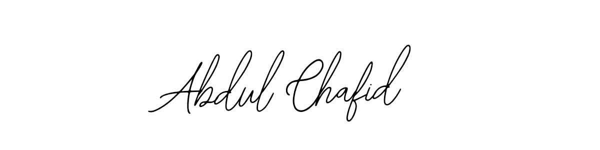 Design your own signature with our free online signature maker. With this signature software, you can create a handwritten (Bearetta-2O07w) signature for name Abdul Chafid. Abdul Chafid signature style 12 images and pictures png