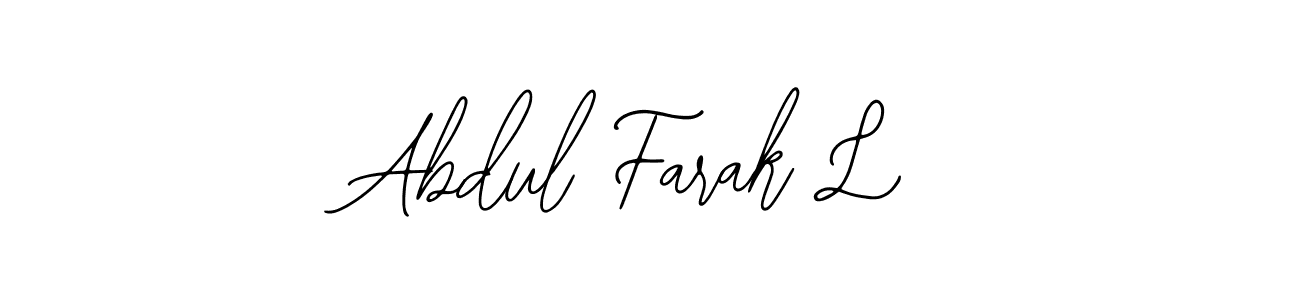Make a short Abdul Farak L signature style. Manage your documents anywhere anytime using Bearetta-2O07w. Create and add eSignatures, submit forms, share and send files easily. Abdul Farak L signature style 12 images and pictures png