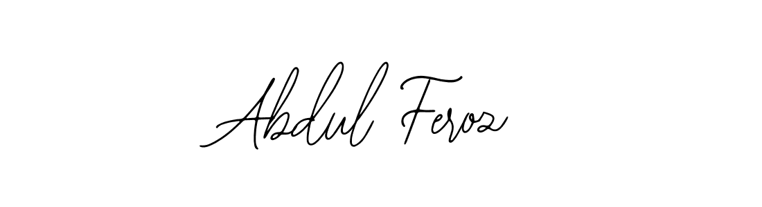 You should practise on your own different ways (Bearetta-2O07w) to write your name (Abdul Feroz) in signature. don't let someone else do it for you. Abdul Feroz signature style 12 images and pictures png