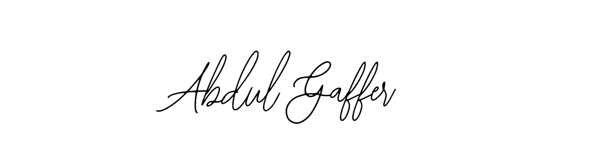 Abdul Gaffer stylish signature style. Best Handwritten Sign (Bearetta-2O07w) for my name. Handwritten Signature Collection Ideas for my name Abdul Gaffer. Abdul Gaffer signature style 12 images and pictures png