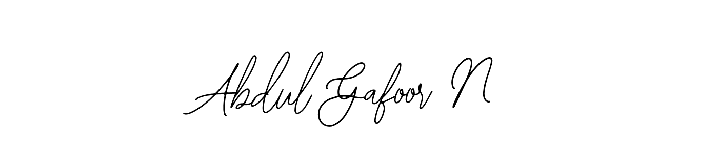 You can use this online signature creator to create a handwritten signature for the name Abdul Gafoor N. This is the best online autograph maker. Abdul Gafoor N signature style 12 images and pictures png