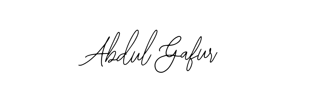 How to make Abdul Gafur name signature. Use Bearetta-2O07w style for creating short signs online. This is the latest handwritten sign. Abdul Gafur signature style 12 images and pictures png