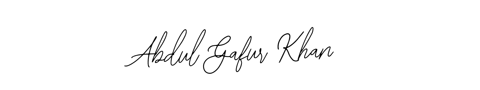 How to make Abdul Gafur Khan signature? Bearetta-2O07w is a professional autograph style. Create handwritten signature for Abdul Gafur Khan name. Abdul Gafur Khan signature style 12 images and pictures png