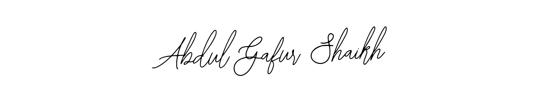 Also You can easily find your signature by using the search form. We will create Abdul Gafur Shaikh name handwritten signature images for you free of cost using Bearetta-2O07w sign style. Abdul Gafur Shaikh signature style 12 images and pictures png