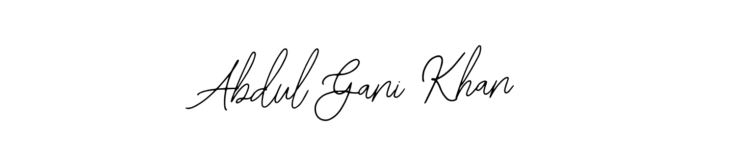 How to make Abdul Gani Khan signature? Bearetta-2O07w is a professional autograph style. Create handwritten signature for Abdul Gani Khan name. Abdul Gani Khan signature style 12 images and pictures png