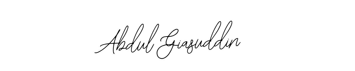 How to make Abdul Giasuddin name signature. Use Bearetta-2O07w style for creating short signs online. This is the latest handwritten sign. Abdul Giasuddin signature style 12 images and pictures png