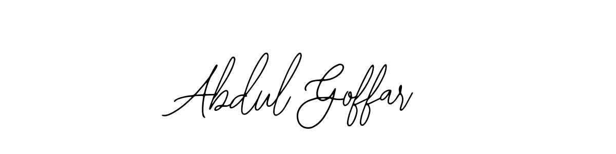 Make a beautiful signature design for name Abdul Goffar. Use this online signature maker to create a handwritten signature for free. Abdul Goffar signature style 12 images and pictures png