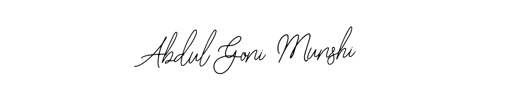 Use a signature maker to create a handwritten signature online. With this signature software, you can design (Bearetta-2O07w) your own signature for name Abdul Goni Munshi. Abdul Goni Munshi signature style 12 images and pictures png