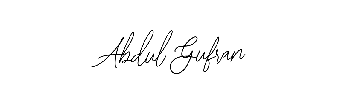 The best way (Bearetta-2O07w) to make a short signature is to pick only two or three words in your name. The name Abdul Gufran include a total of six letters. For converting this name. Abdul Gufran signature style 12 images and pictures png