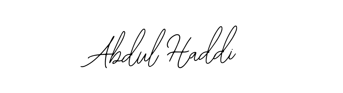 Use a signature maker to create a handwritten signature online. With this signature software, you can design (Bearetta-2O07w) your own signature for name Abdul Haddi. Abdul Haddi signature style 12 images and pictures png