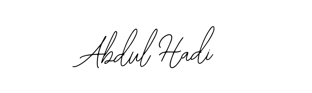 How to make Abdul Hadi name signature. Use Bearetta-2O07w style for creating short signs online. This is the latest handwritten sign. Abdul Hadi signature style 12 images and pictures png