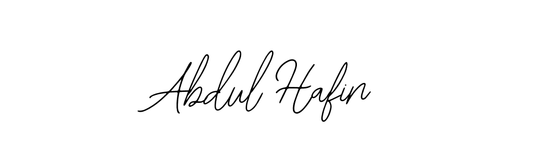 You should practise on your own different ways (Bearetta-2O07w) to write your name (Abdul Hafin) in signature. don't let someone else do it for you. Abdul Hafin signature style 12 images and pictures png