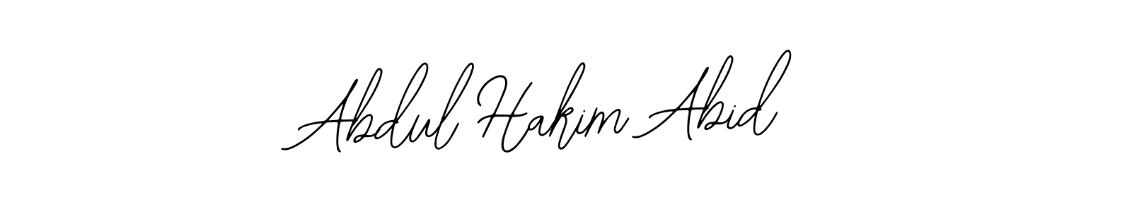 You should practise on your own different ways (Bearetta-2O07w) to write your name (Abdul Hakim Abid) in signature. don't let someone else do it for you. Abdul Hakim Abid signature style 12 images and pictures png